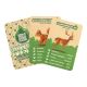 Quartettspiel Wald- und Wiesentiere – 32 Karten auf Graspapier mit Audio-QR-Codes