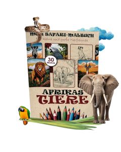 Malbuch - Afrikas Tiere
