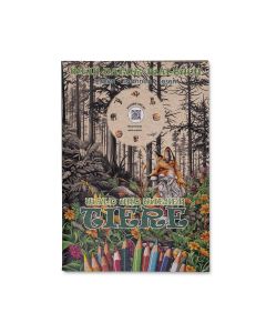 Malbuch-Cover "Wald und Wiesen" Tiere mit QR-Codes