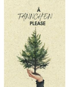 Postkarte "Ä Tännchen Please"